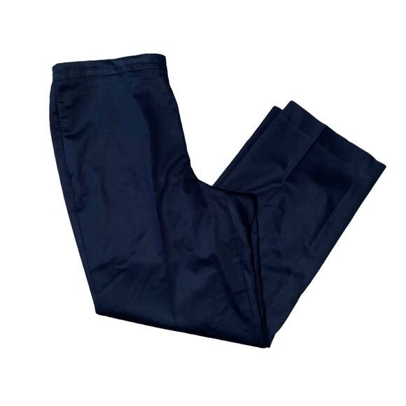 Alfred Dunner Vintage Pants Elastic Waist flat front black size 16 - Picture 2 of 7